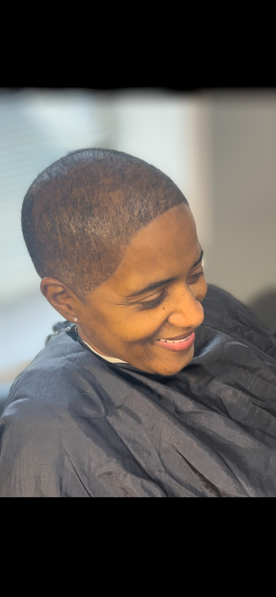 Women's close crop with clean shape